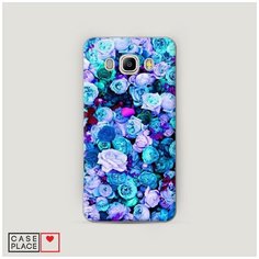 Чехол Пластиковый Samsung Galaxy J7 2016 Цветочный ковер Case Place