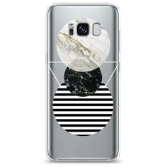 Силиконовый чехол "Пирамида из кругов" на Samsung Galaxy S8 / Самсунг Галакси С8 Case Place