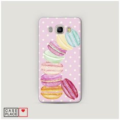 Чехол Пластиковый Samsung Galaxy J7 2016 Пирамидка макарони Case Place