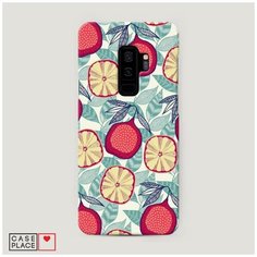 Чехол Пластиковый Samsung Galaxy S9 Plus Постер с гранатами Case Place