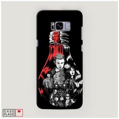 Чехол Пластиковый Samsung Galaxy S8 Plus Черная лампочка Case Place