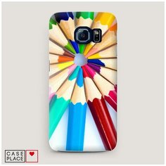 Чехол Пластиковый Samsung Galaxy S7 Цветные карандаши Case Place