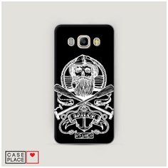 Чехол Пластиковый Samsung Galaxy J7 2016 Тату моряк Case Place