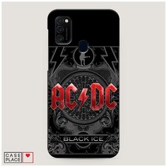 Чехол Пластиковый Samsung Galaxy M21 Альбом Black Ice Case Place