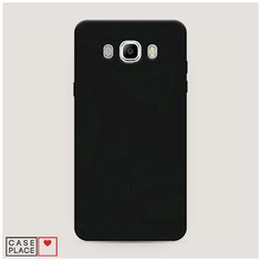 Чехол силиконовый Матовый Samsung Galaxy J7 2016 Цветы тату Case Place