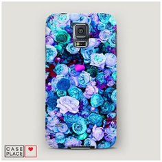 Чехол Пластиковый Samsung Galaxy S5 Цветочный ковер Case Place