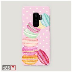Чехол Пластиковый Samsung Galaxy S9 Plus Пирамидка макарони Case Place
