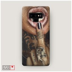 Чехол Пластиковый Samsung Galaxy Note 9 Девушка с татуировками Case Place