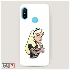 Чехол Пластиковый Xiaomi Redmi 6 Pro Белоснежка в татуировках Case Place