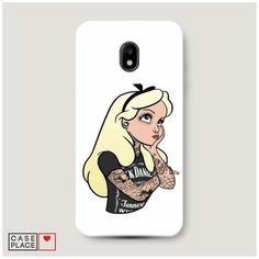 Чехол Пластиковый Samsung Galaxy J3 2017 Белоснежка в татуировках Case Place