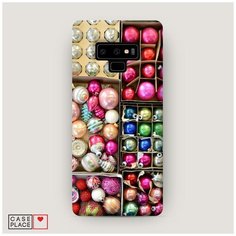 Чехол Пластиковый Samsung Galaxy Note 9 Елочные игрушки Case Place
