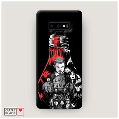 Чехол Пластиковый Samsung Galaxy Note 9 Черная лампочка Case Place