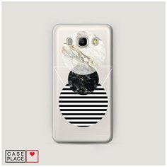 Чехол Пластиковый Samsung Galaxy J5 2016 Пирамида из кругов Case Place