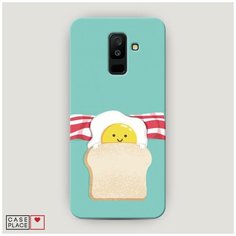 Чехол Пластиковый Samsung Galaxy A6 Plus Съедобная кровать Case Place