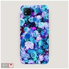 Чехол Пластиковый Xiaomi Redmi 9C Цветочный ковер Case Place