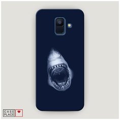 Чехол Пластиковый Samsung Galaxy A6 Пасть акулы Case Place