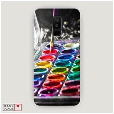 Чехол Пластиковый Samsung Galaxy A6 Plus Палитра красок Case Place