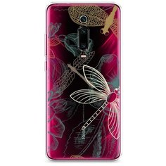 Силиконовый чехол "Тени стрекоз" на Xiaomi Redmi K20 / Сяоми Редми К20 Case Place