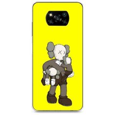 Силиконовый чехол "Кукла KAWS" на Xiaomi Poco X3 Pro / Сяоми Поко X3 Про Case Place
