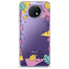 Силиконовый чехол "Летняя рамка" на Xiaomi Redmi Note 9T / Сяоми Редми Нот 9Т Case Place