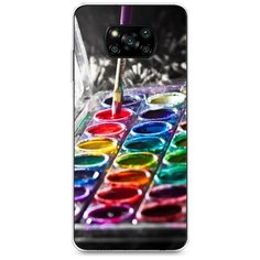 Силиконовый чехол "Палитра красок" на Xiaomi Poco X3 Pro / Сяоми Поко X3 Про Case Place