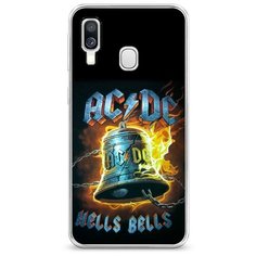 Силиконовый чехол "Альбом Hells Bells" на Samsung Galaxy A40 / Самсунг Галакси А40 Case Place