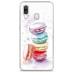 Силиконовый чехол "Пирамидка макарони 2" на Samsung Galaxy A40 / Самсунг Галакси А40 Case Place