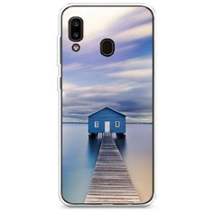 Силиконовый чехол "Домик на воде" на Samsung Galaxy A20 / Самсунг Галакси А20 Case Place