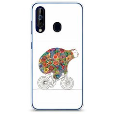 Силиконовый чехол "Хобби велосипед 8" на Samsung Galaxy A60 / Самсунг Галакси А60 Case Place