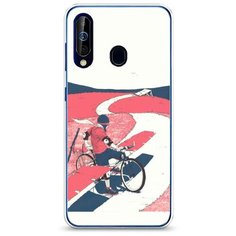 Силиконовый чехол "Хобби велосипед 4" на Samsung Galaxy A60 / Самсунг Галакси А60 Case Place