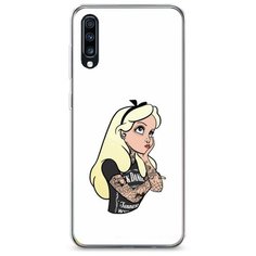 Силиконовый чехол "Белоснежка в татуировках" на Samsung Galaxy A70 / Самсунг Галакси А70 Case Place