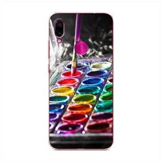 Силиконовый чехол "Палитра красок" на Xiaomi Redmi Note 7 / Сяоми Редми Нот 7 Case Place
