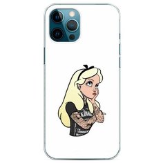 Силиконовый чехол "Белоснежка в татуировках" на Apple iPhone 12 Pro Max / Айфон 12 Про Макс Case Place