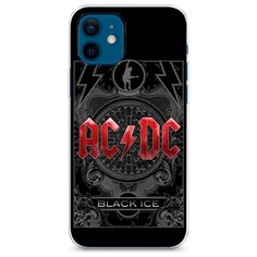 Силиконовый чехол "Альбом Black Ice" на Apple iPhone 12 mini / Айфон 12 Мини Case Place