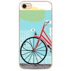 Силиконовый чехол "Хобби велосипед 9" на Apple iPhone 8 / Айфон 8 Case Place