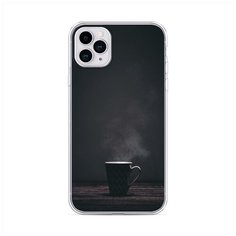 Силиконовый чехол "Пар из кружки" на Apple iPhone 11 Pro Max / Айфон 11 Про Макс Case Place