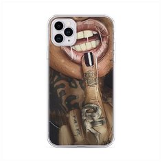 Силиконовый чехол "Девушка с татуировками" на Apple iPhone 11 Pro Max / Айфон 11 Про Макс Case Place