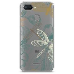 Силиконовый чехол "Тени стрекоз" на Xiaomi Redmi 6 / Сяоми Редми 6 Case Place
