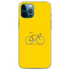 Силиконовый чехол "Хобби велосипед 1" на Apple iPhone 12 Pro Max / Айфон 12 Про Макс Case Place