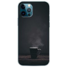 Силиконовый чехол "Пар из кружки" на Apple iPhone 12 Pro / Айфон 12 Про Case Place