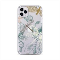 Силиконовый чехол "Тени стрекоз" на Apple iPhone 11 Pro Max / Айфон 11 Про Макс Case Place