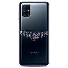 Силиконовый чехол "Гирлянда из перьев 1" на Samsung Galaxy M31s / Самсунг Галакси M31s Case Place