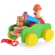 Каталка "Клоун" с барабаном Щепочка