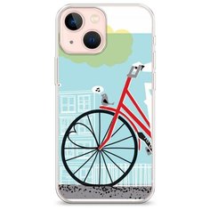 Силиконовый чехол "Хобби велосипед 9" на Apple iPhone 13 mini / Айфон 13 мини Case Place