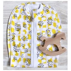 Многоразовая пеленка Mjolk кокон 3-6 кг, mustard spots