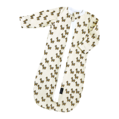 Конверт-мешок Mjolk Лошадки бежевый/коричневый 62 см