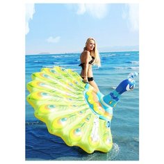 Надувной матрас для плавания "Павлин" (193*163*94 см) All Kigurumi