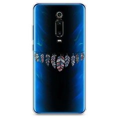 Силиконовый чехол "Гирлянда из перьев 1" на Xiaomi Mi 9T Pro / Сяоми Ми 9Т Про Case Place