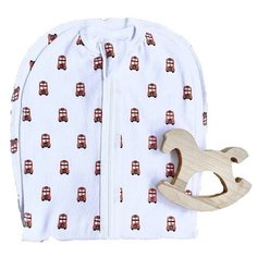 Многоразовая пеленка Mjolk кокон 9-12 кг, автобусы