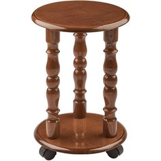 Деревянная подставка для цветов - Тм-1 цв. "Светлый дуб". h=450mm, d=300mm. Аква Сервис